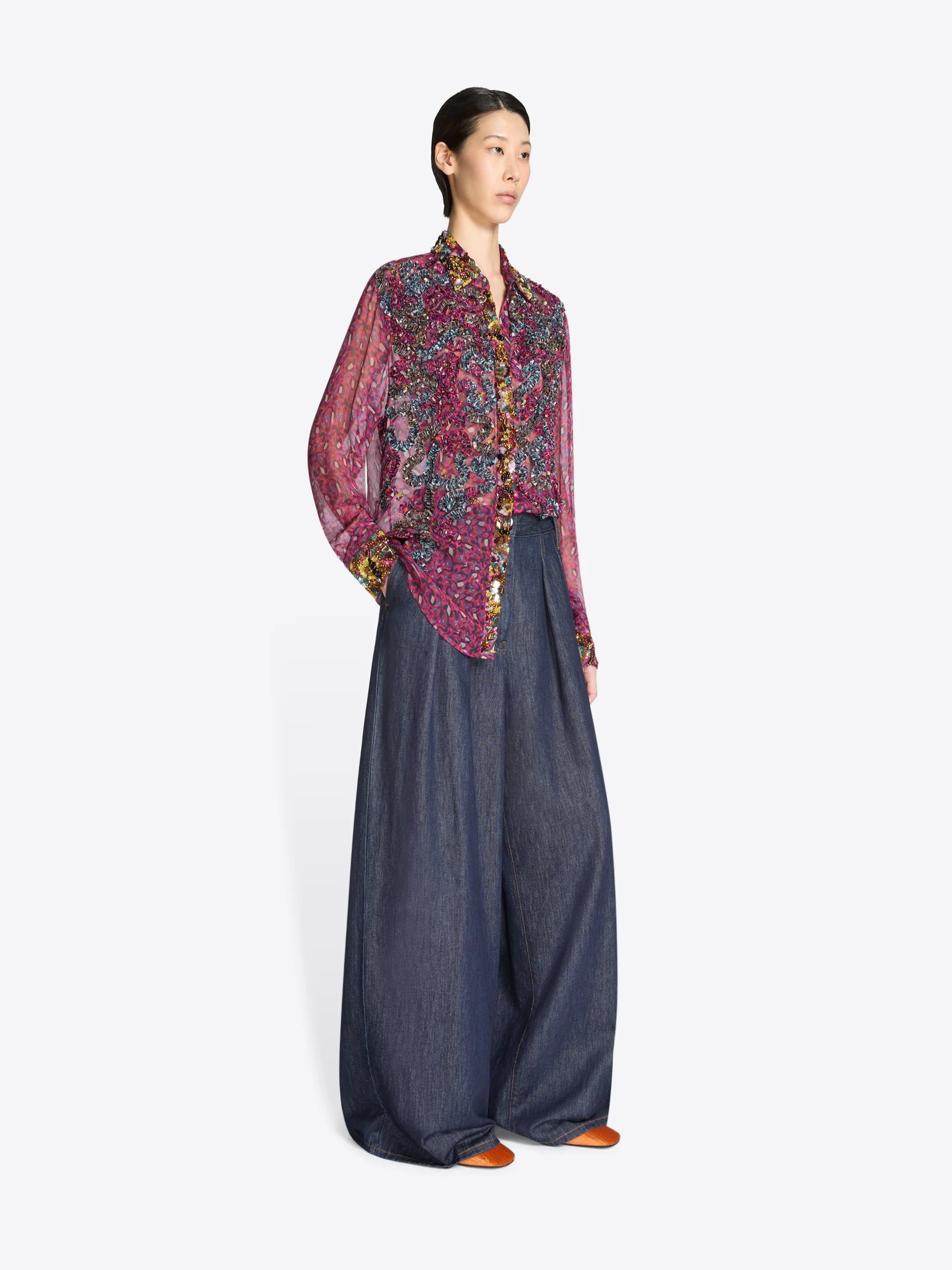 DRIES VAN NOTEN PENN TROUSERS