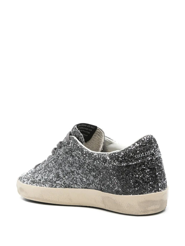 GOLDEN GOOSE SUPERSTAR SILVER & BLACK