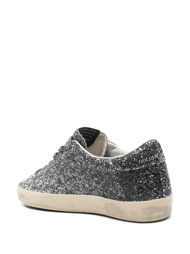 GOLDEN GOOSE SUPERSTAR SILVER & BLACK