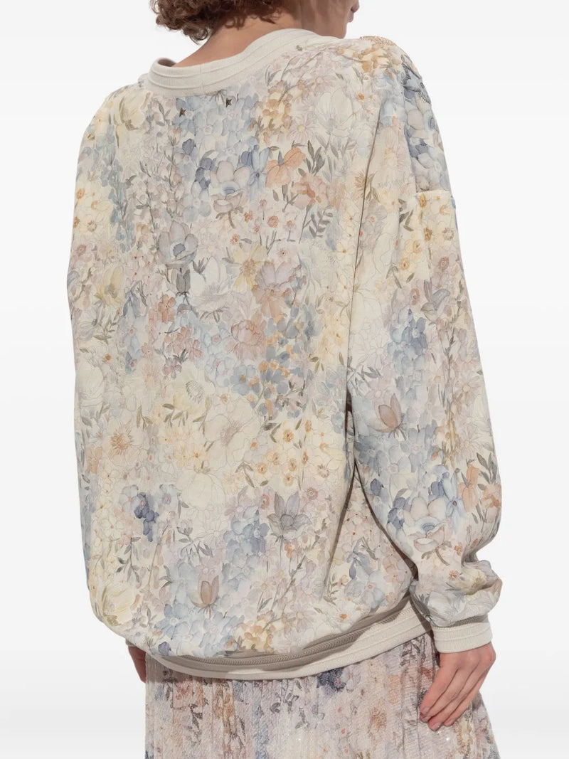 GOLDEN GOOSE EMBROIDERED CARDIGAN