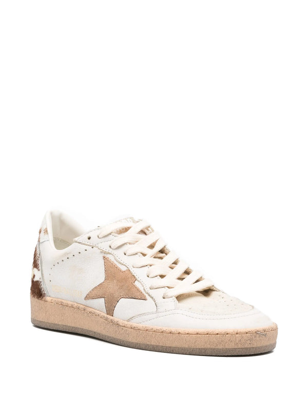 GOLDEN GOOSE BALLSTAR COW PRINT HEEL