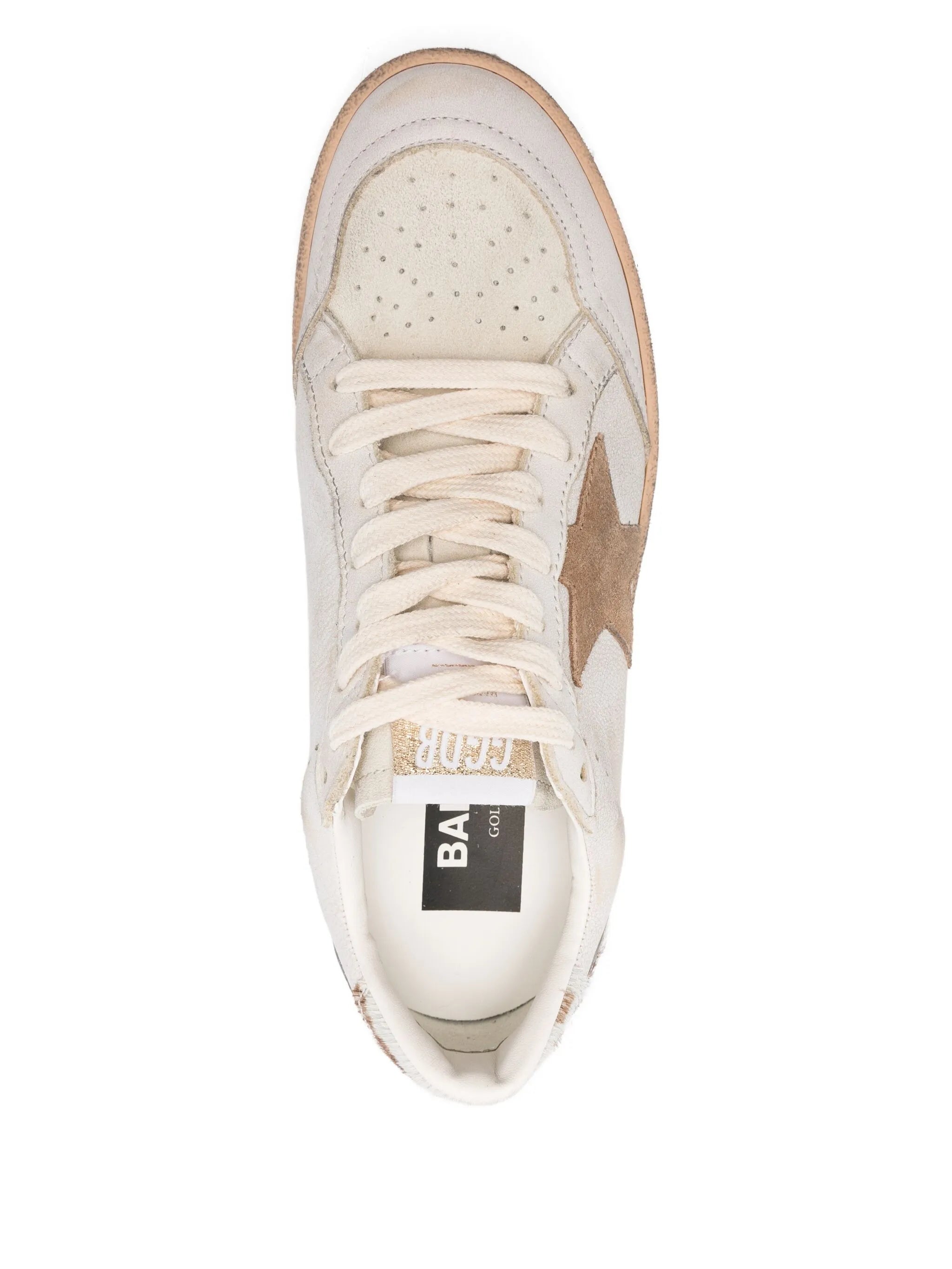 GOLDEN GOOSE BALL-STAR COW PRINT HEEL