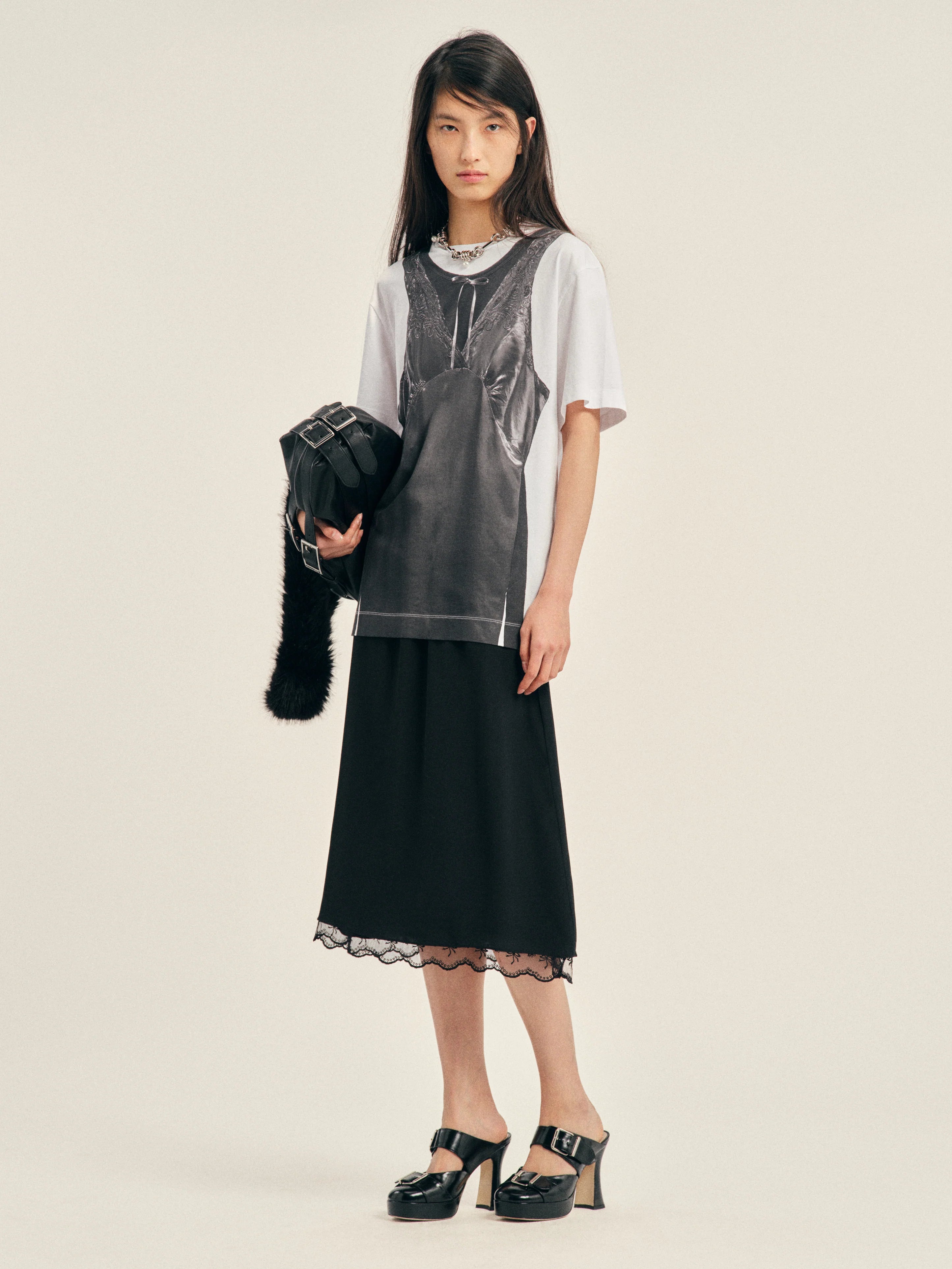 SIMONE ROCHA GRAPHIC JERSEY T-SHIRT