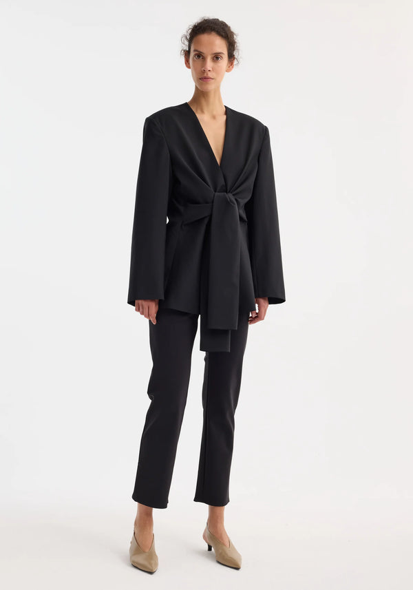 RÓHE CINCHED BLAZER TOP