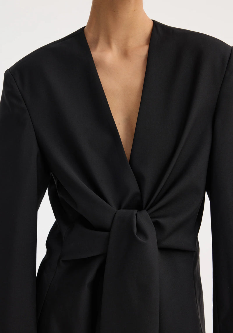 RÓHE CINCHED BLAZER TOP