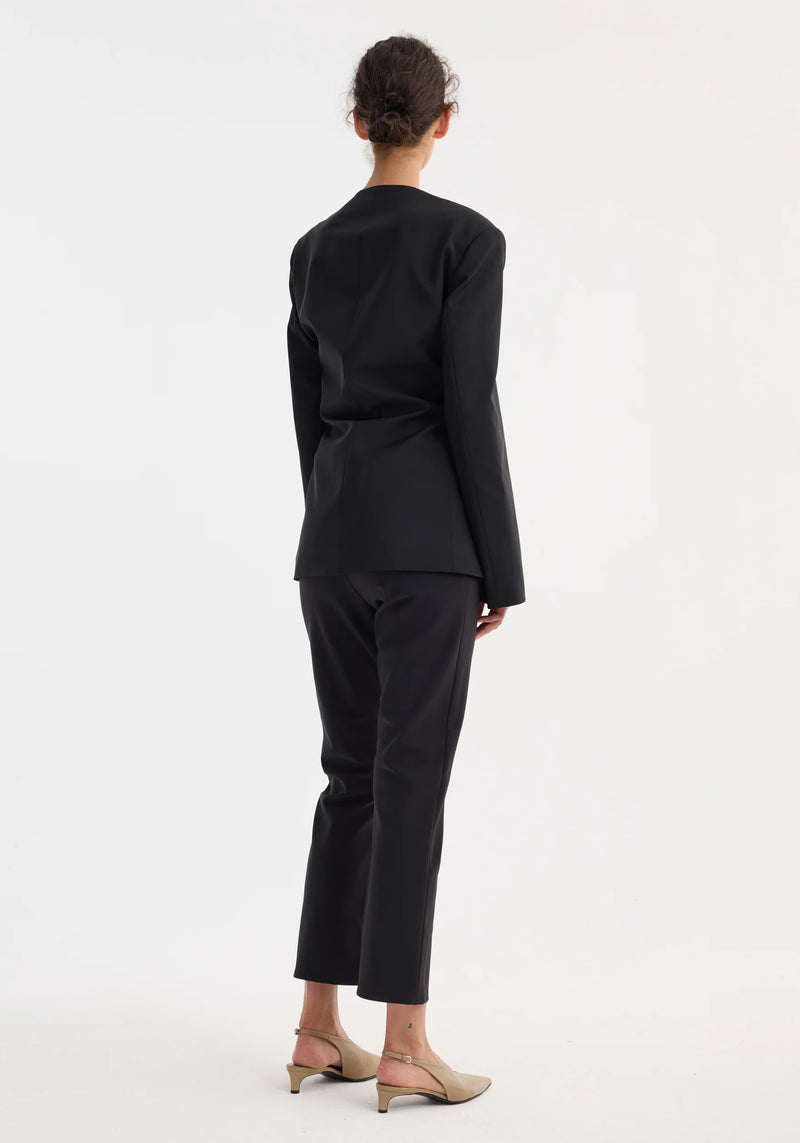 RÓHE CINCHED BLAZER TOP