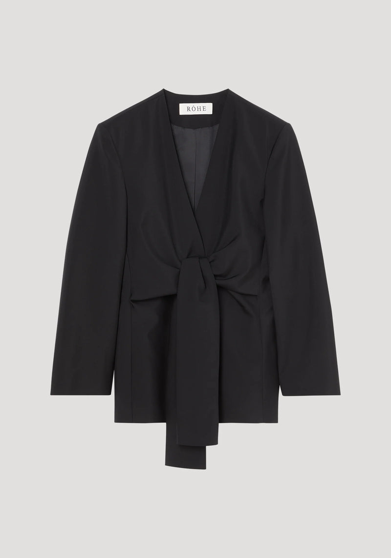 RÓHE CINCHED BLAZER TOP