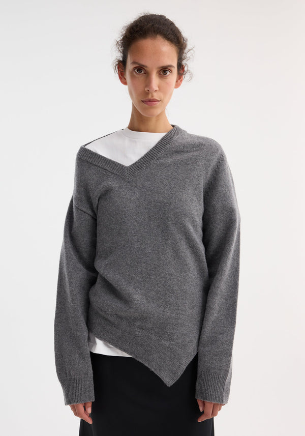 RÓHE TWO WAY DECONSTRUCTED KNIT JUMPER