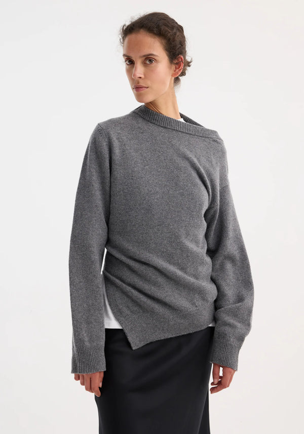 RÓHE TWO WAY DECONSTRUCTED KNIT JUMPER