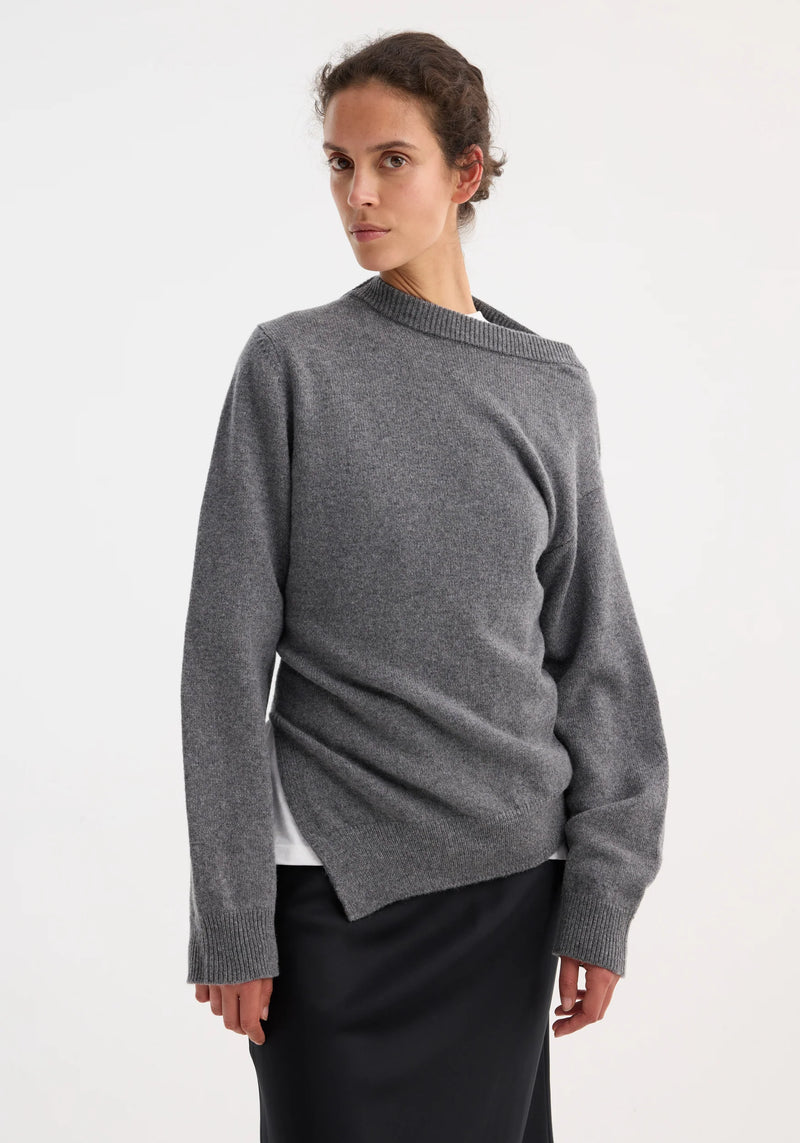 RÓHE TWO WAY DECONSTRUCTED KNIT JUMPER