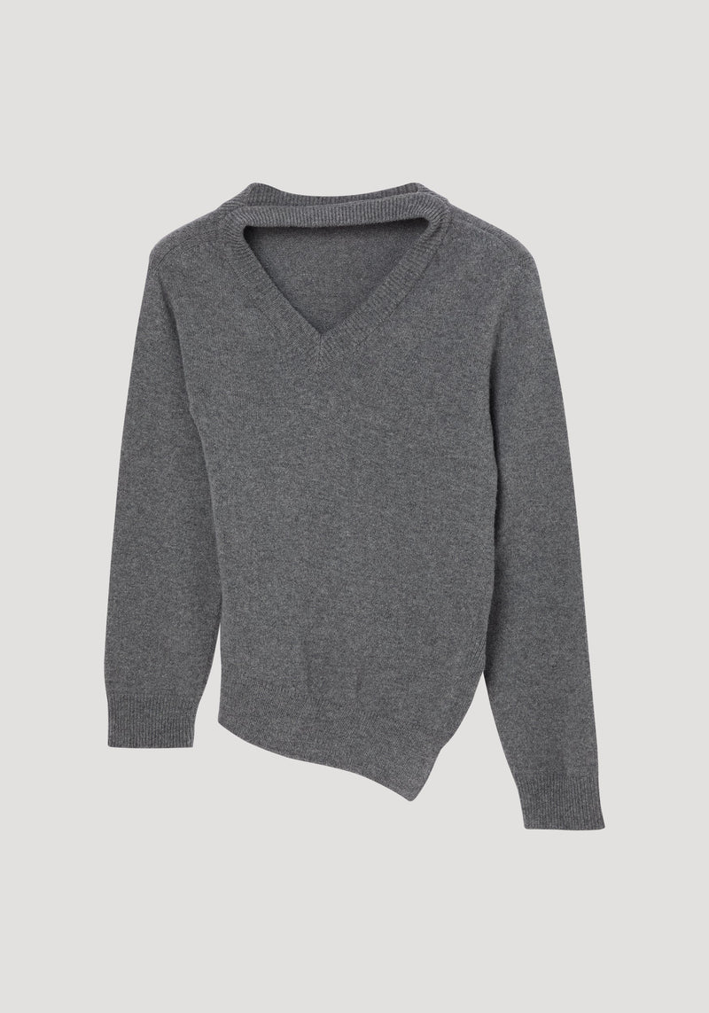 RÓHE TWO WAY DECONSTRUCTED KNIT JUMPER