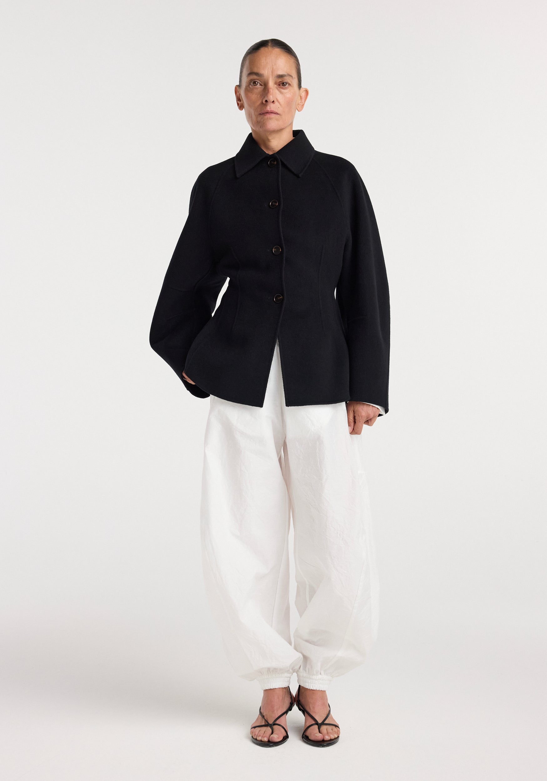 RÓHE DOUBLE-FACED SCULPTURAL JACKET