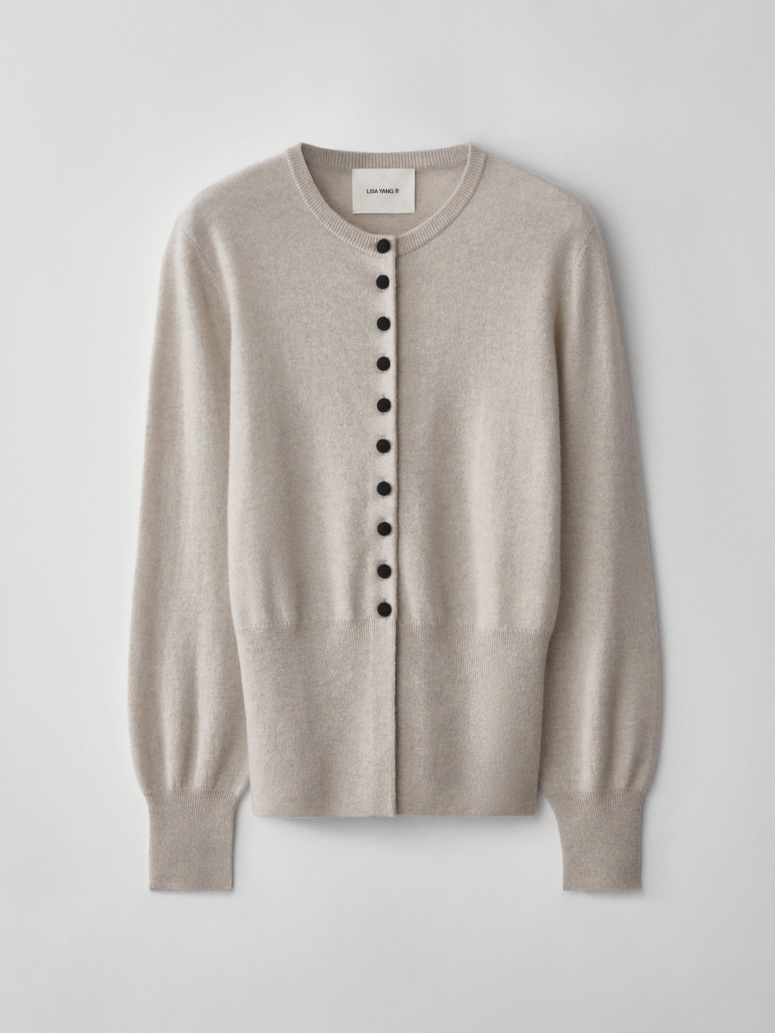 LISA YANG MAVEN CARDIGAN OYSTER