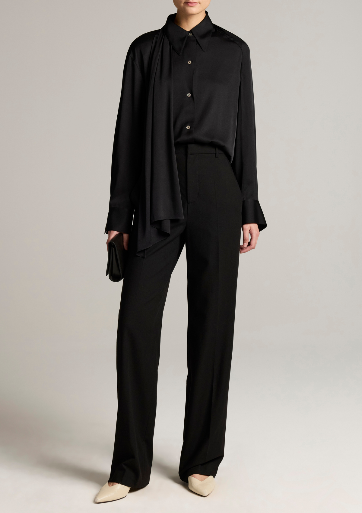 VINCE ELSA WOOL TROUSERS