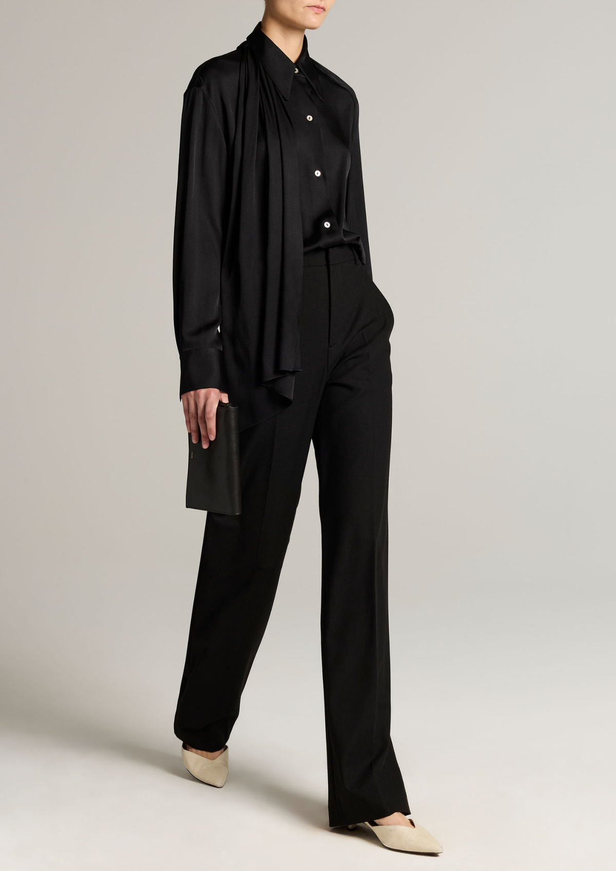 VINCE ELSA WOOL TROUSERS