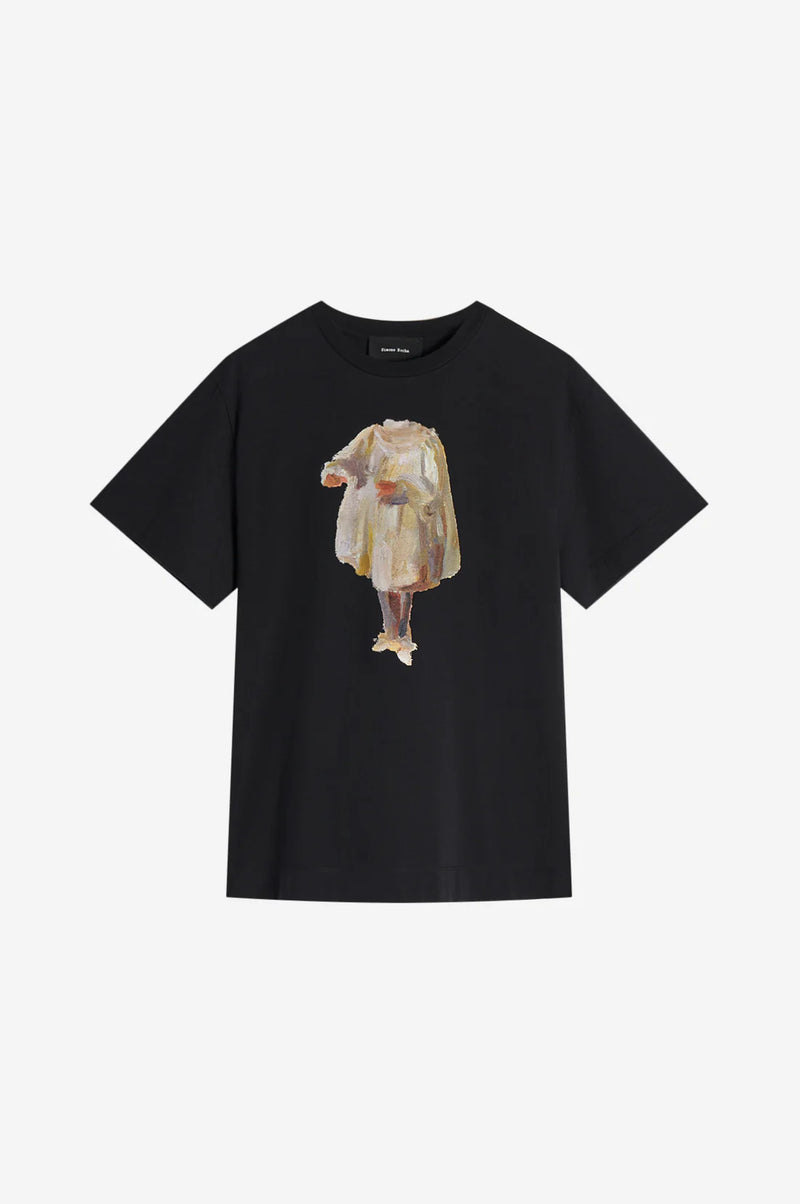 SIMONE ROCHA HEADLESSLY WISHFUL BLACK TSHIRT