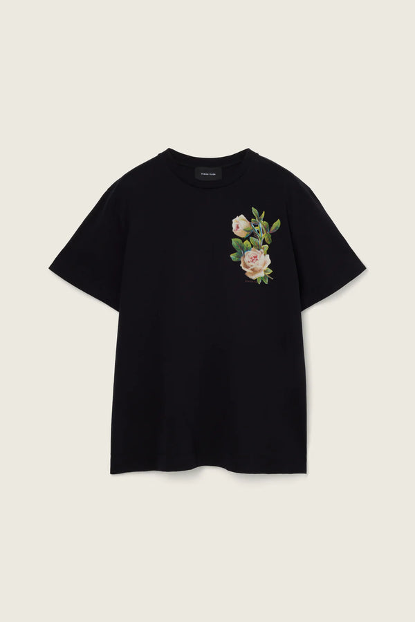 SIMONE ROCHA ROSE SS TSHIRT - BLACK
