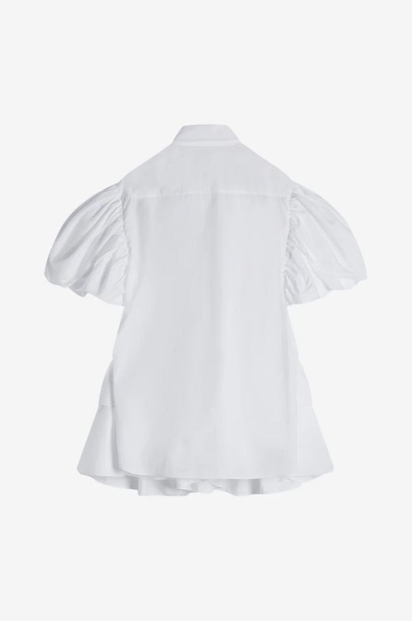 SIMONE ROCHA WHITE FRILL SHIRT