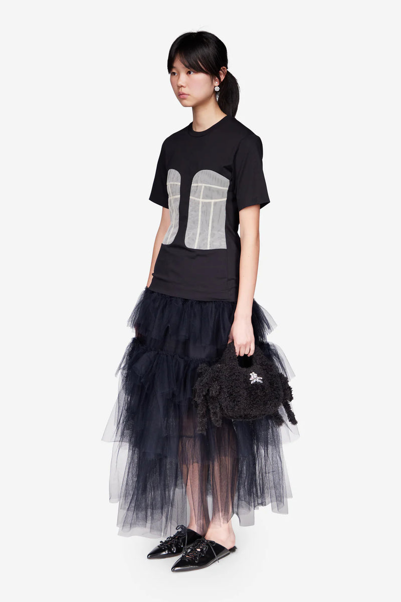 SIMONE ROCHA LONG TUTU BLACK SKIRT