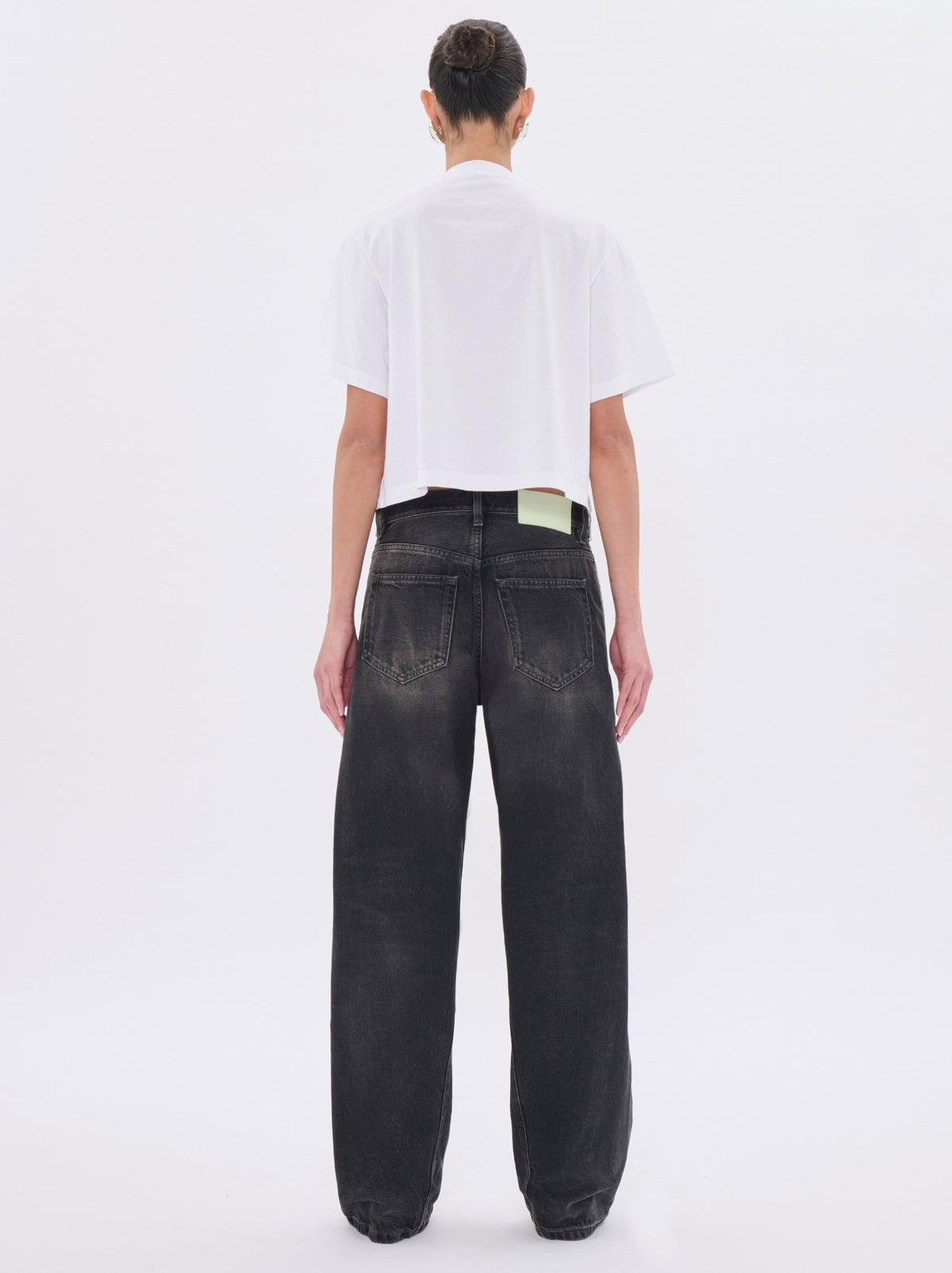 HAIKURE BONNIE ZIP JEANS VINTAGE BLACK
