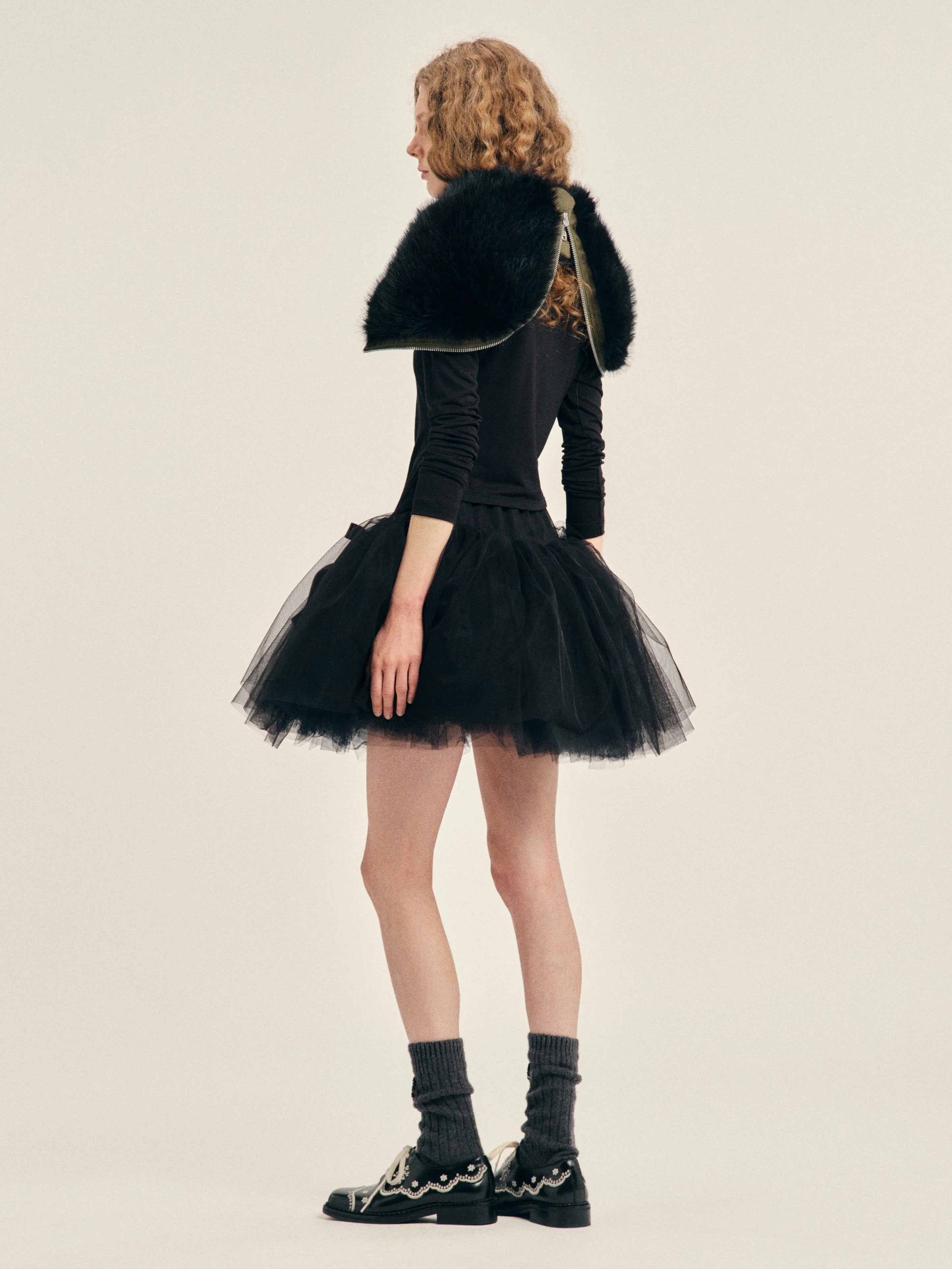 SIMONE ROCHA BOW-TAIL LONG-SLEEVE T-SHIRT