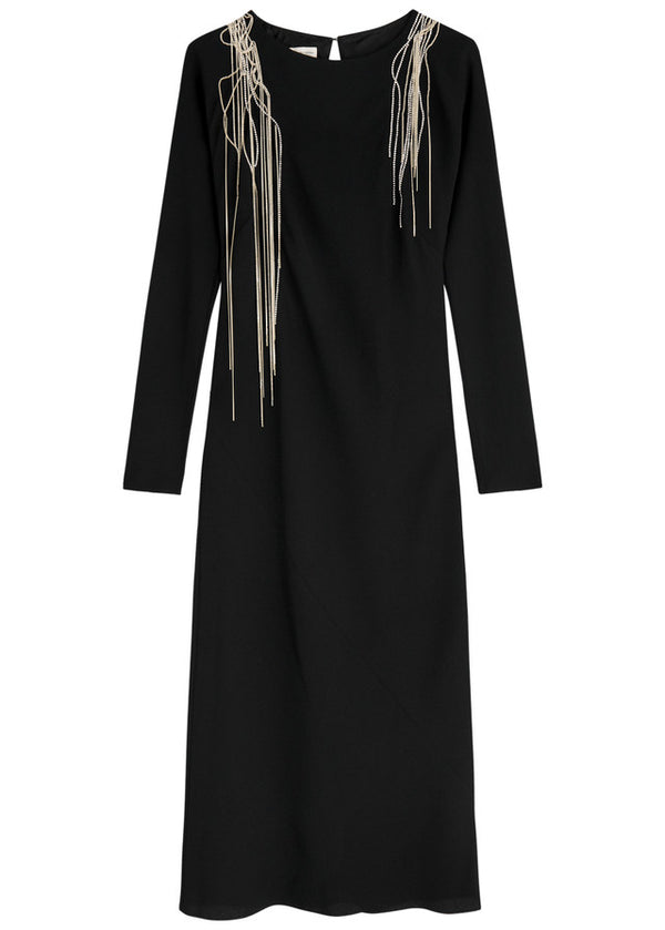 DRIES VAN NOTEN DAVION BLACK DRESS