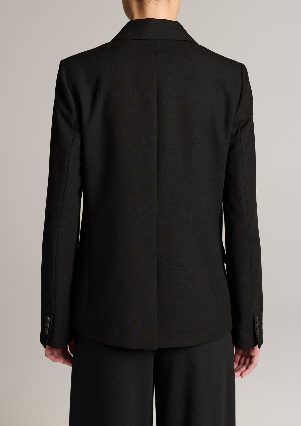 VINCE BLACK WOOL BLAZER