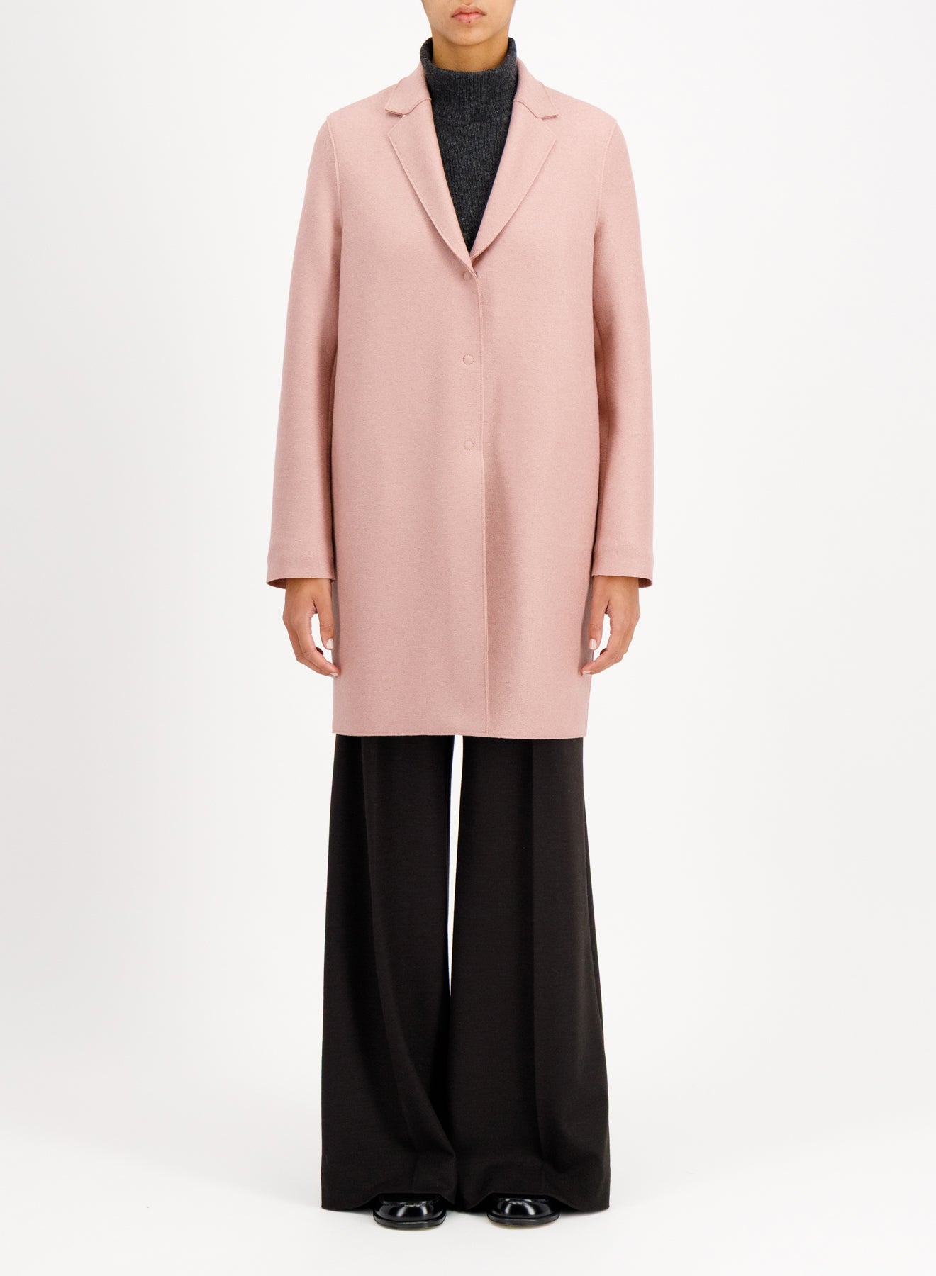 HARRIS WHARF LONDON COCOON COAT