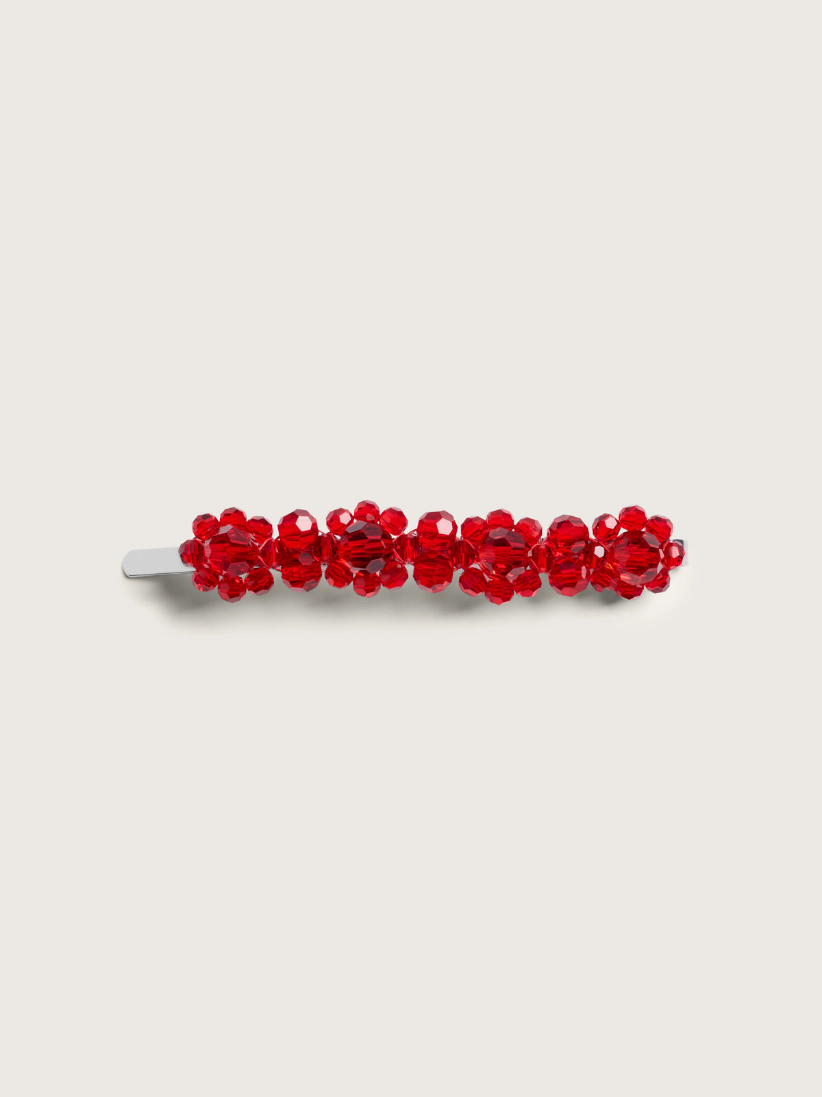 SIMONE ROCHA RED FLOWER HAIR CLIP