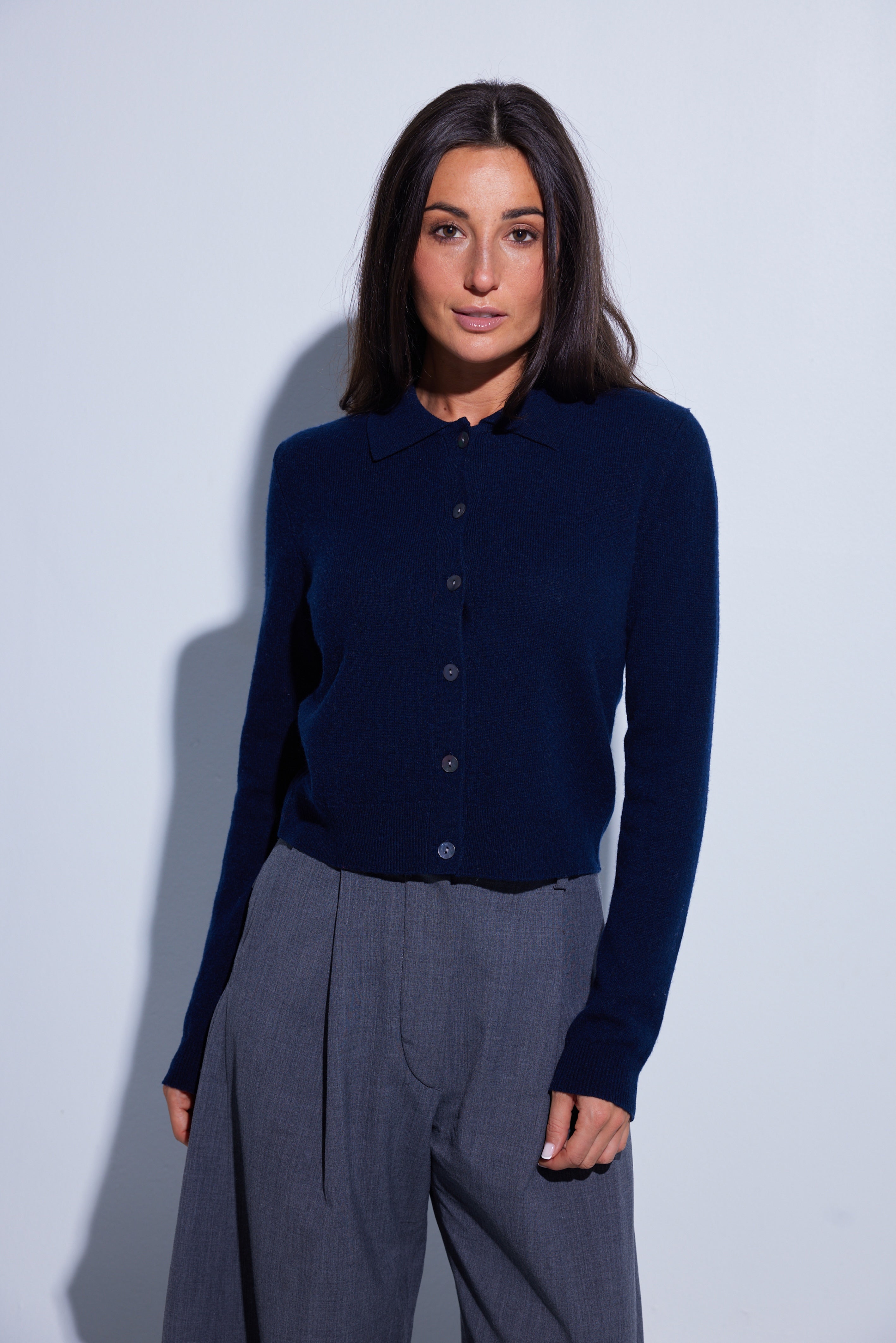 COLORUSH ARCTIC POLO CARDIGAN
