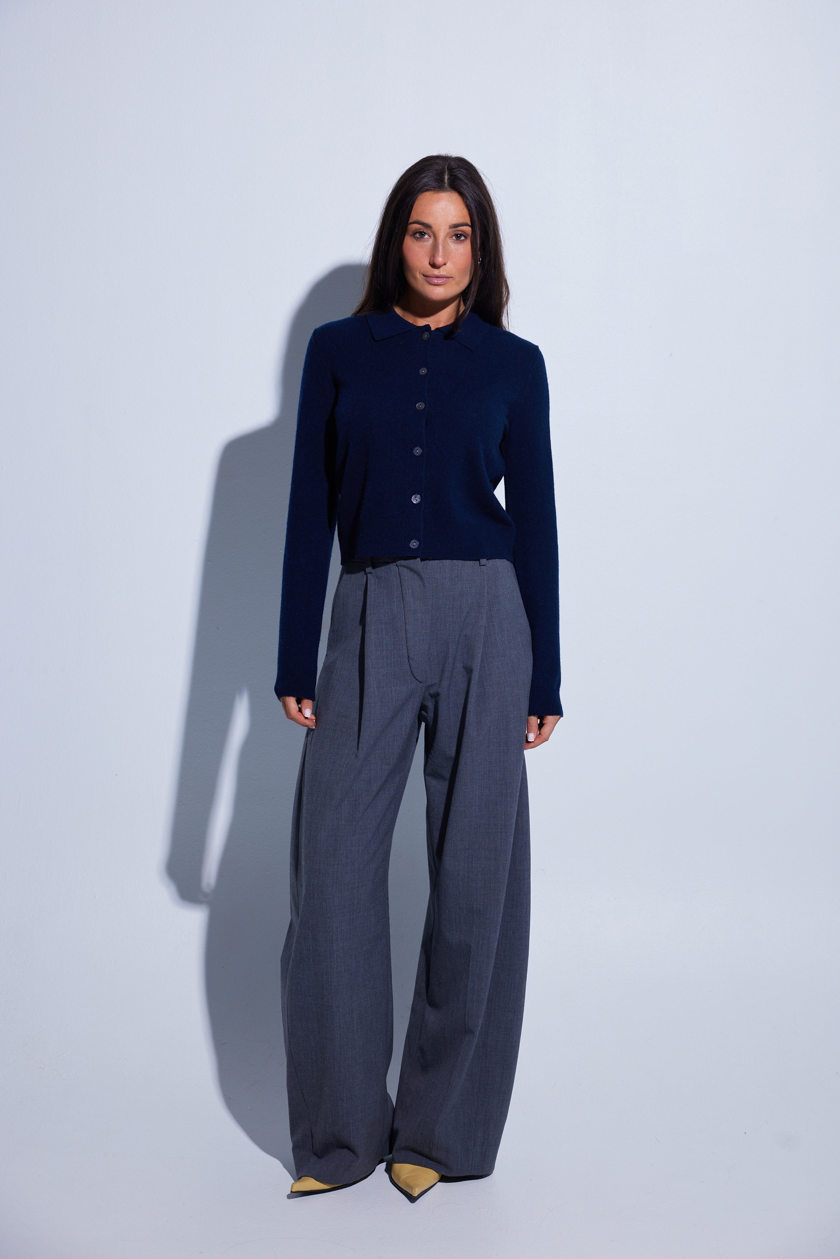 COLORUSH ARCTIC POLO CARDIGAN