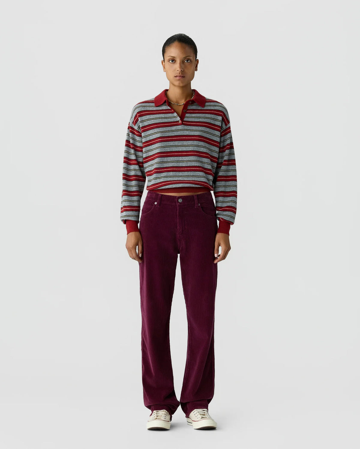 GUEST IN RESIDENCE COLLEGIATE STRIPE POLO