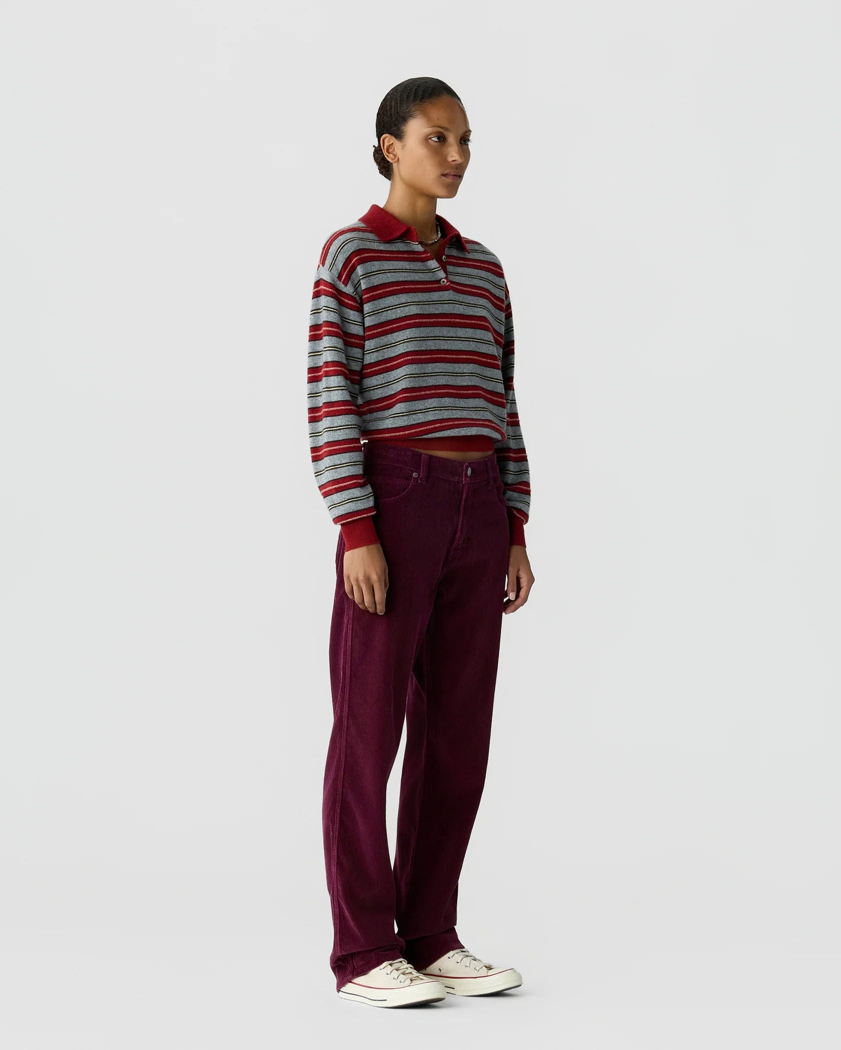 GUEST IN RESIDENCE COLLEGIATE STRIPE POLO