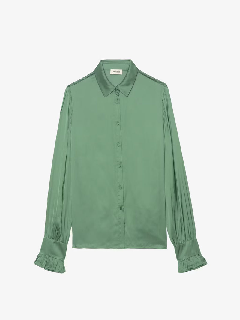ZADIG & VOLTAIRE THELY SATIN BLOUSE