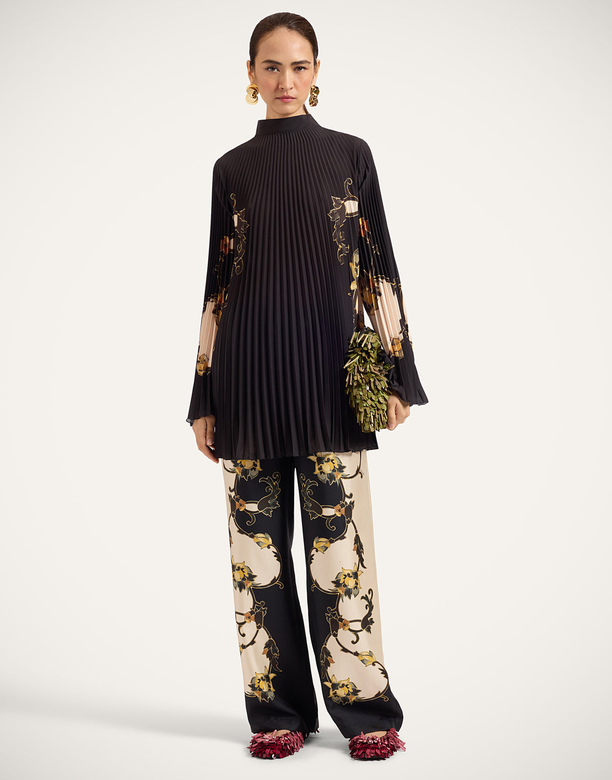 LA DOUBLEJ PRINTED TUNIC
