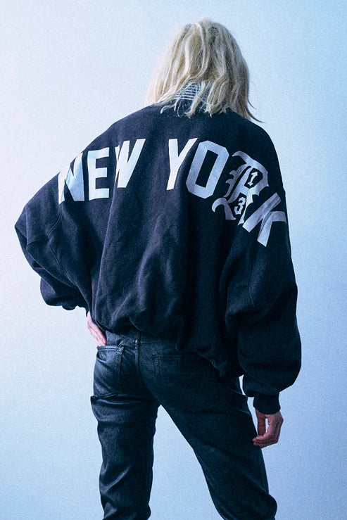 R13 NEW YORK BALLON CREWNECK