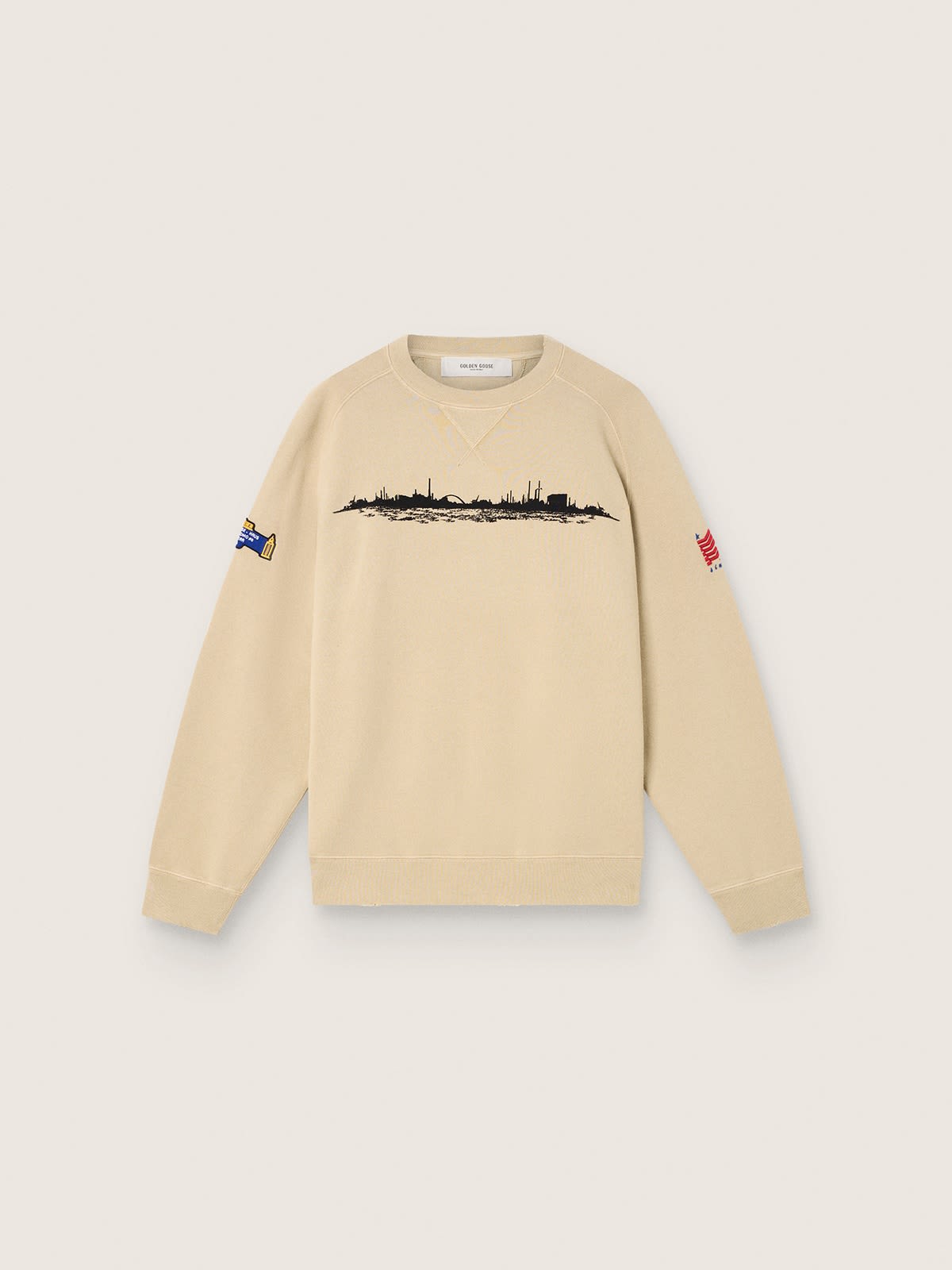GOLDEN GOOSE DYED PRINT SWEATSHIRT