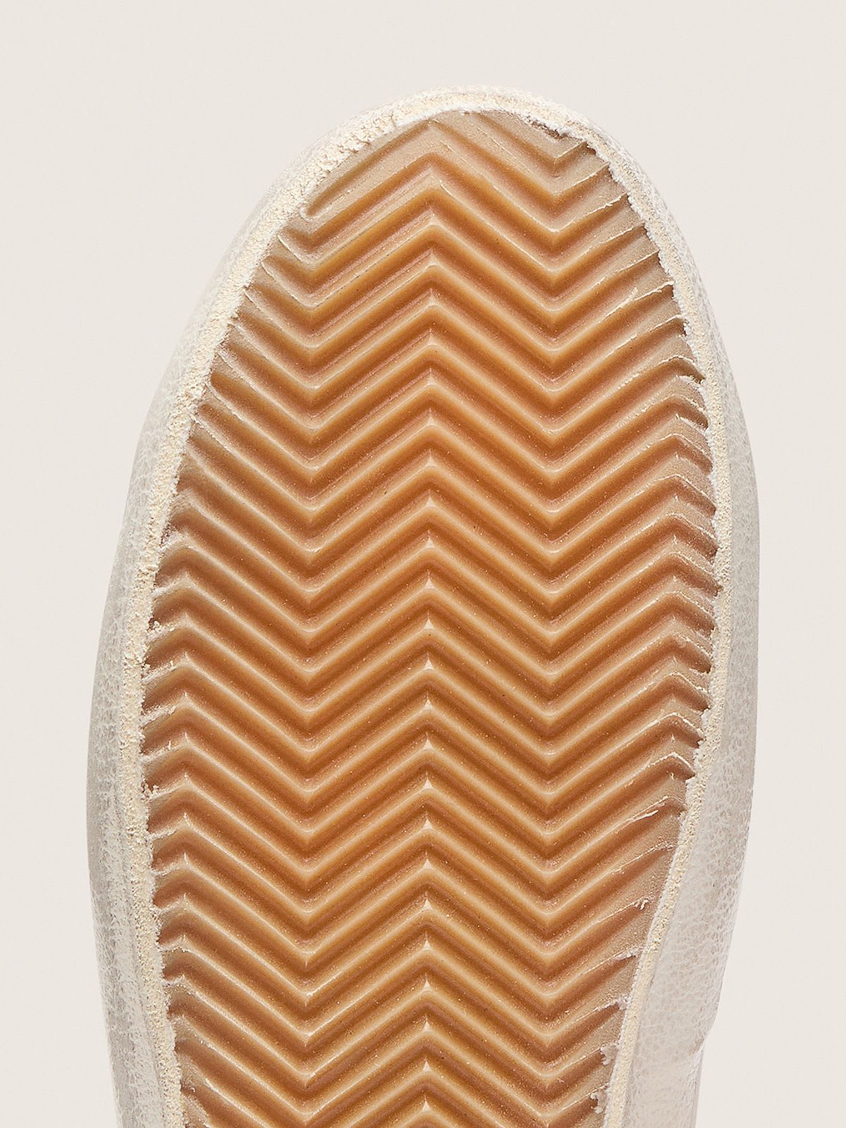 GOLDEN GOOSE SUPER-STAR BROWN GLITTER STAR