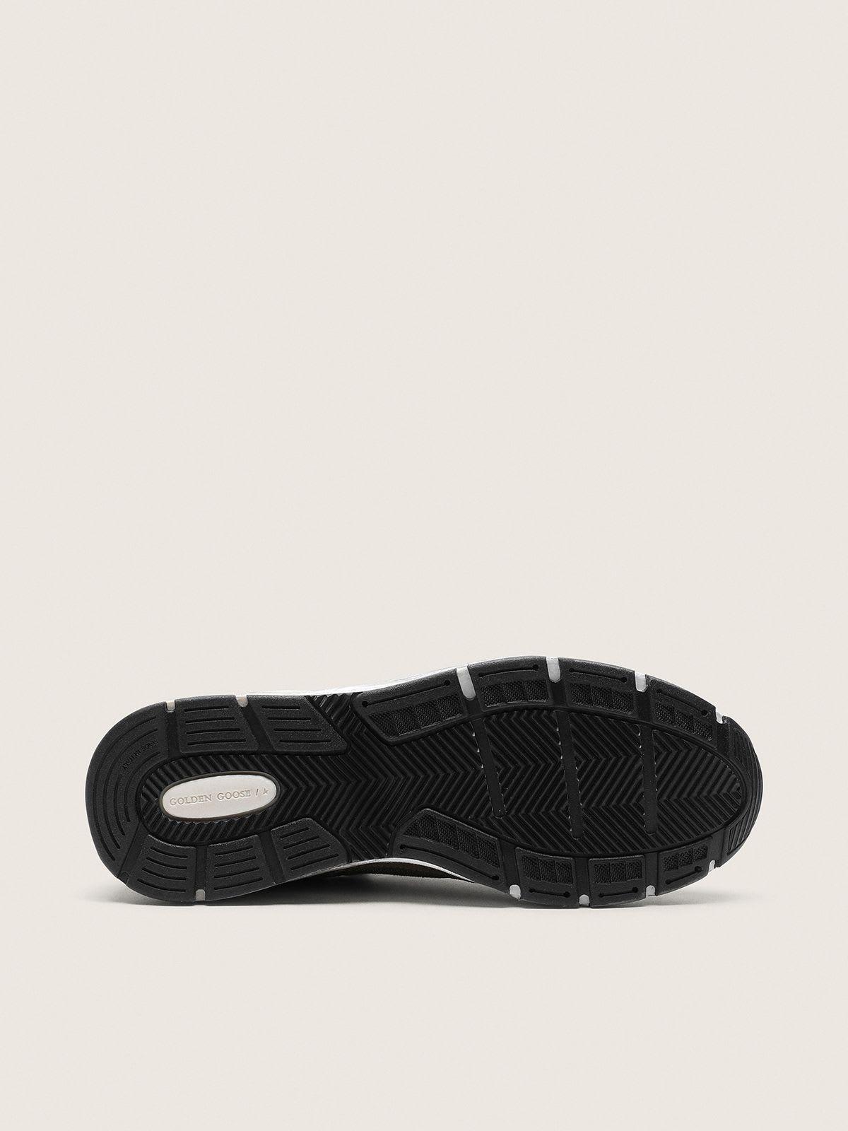 GOLDEN GOOSE RUNNING DAD OLIVE GREEN