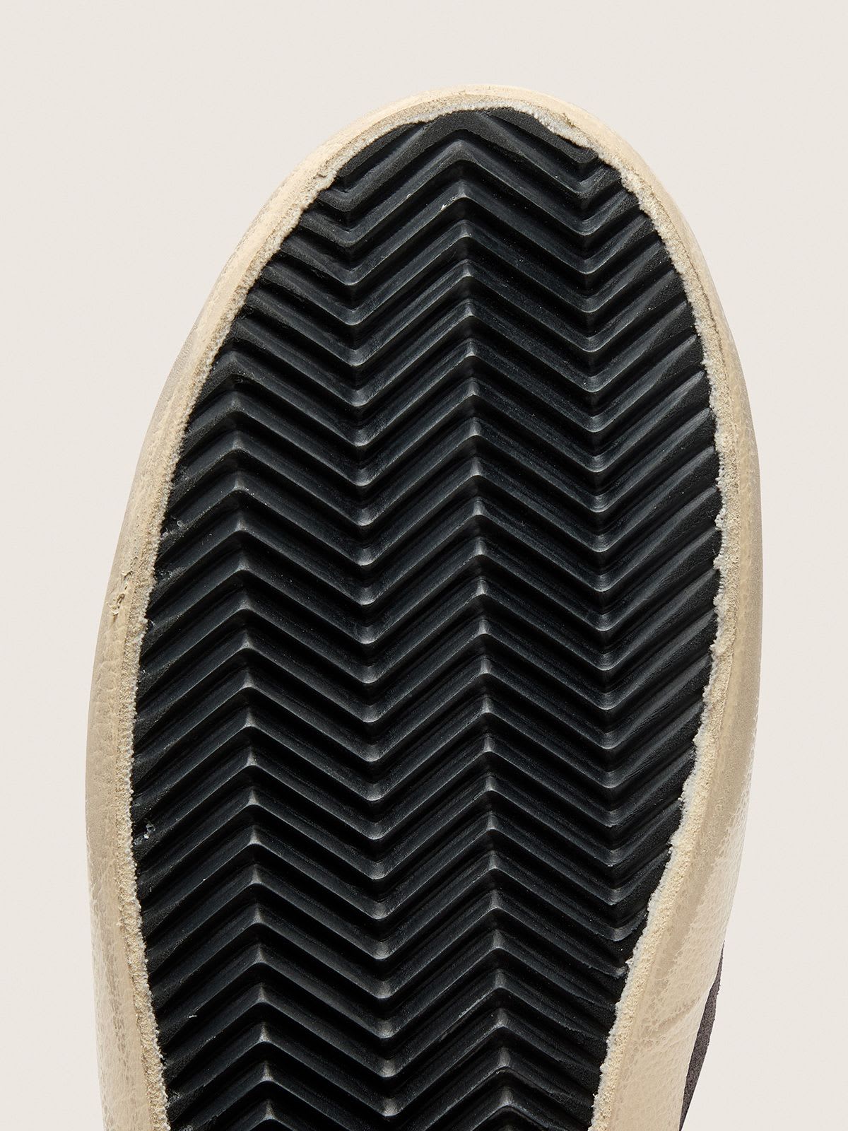 GOLDEN GOOSE SUPER-STAR GREY SUEDE GLITTER