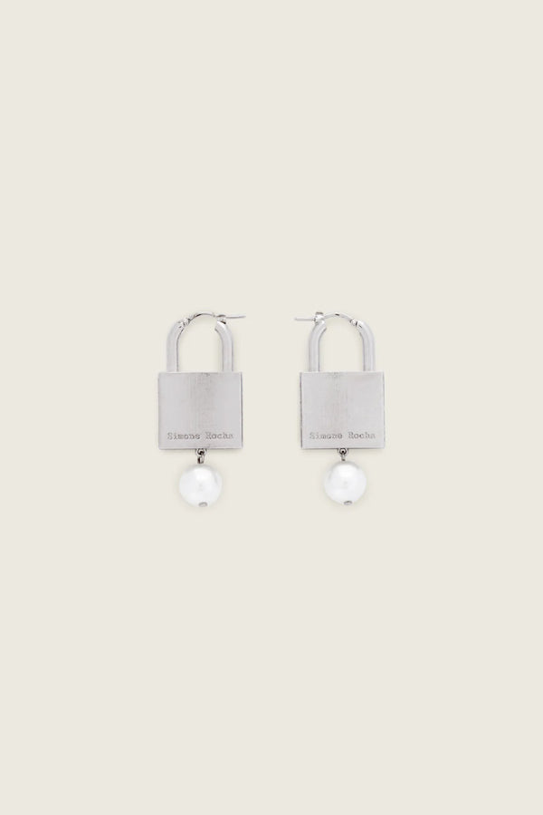 SIMONE ROCHA PADLOCK EARRINGS