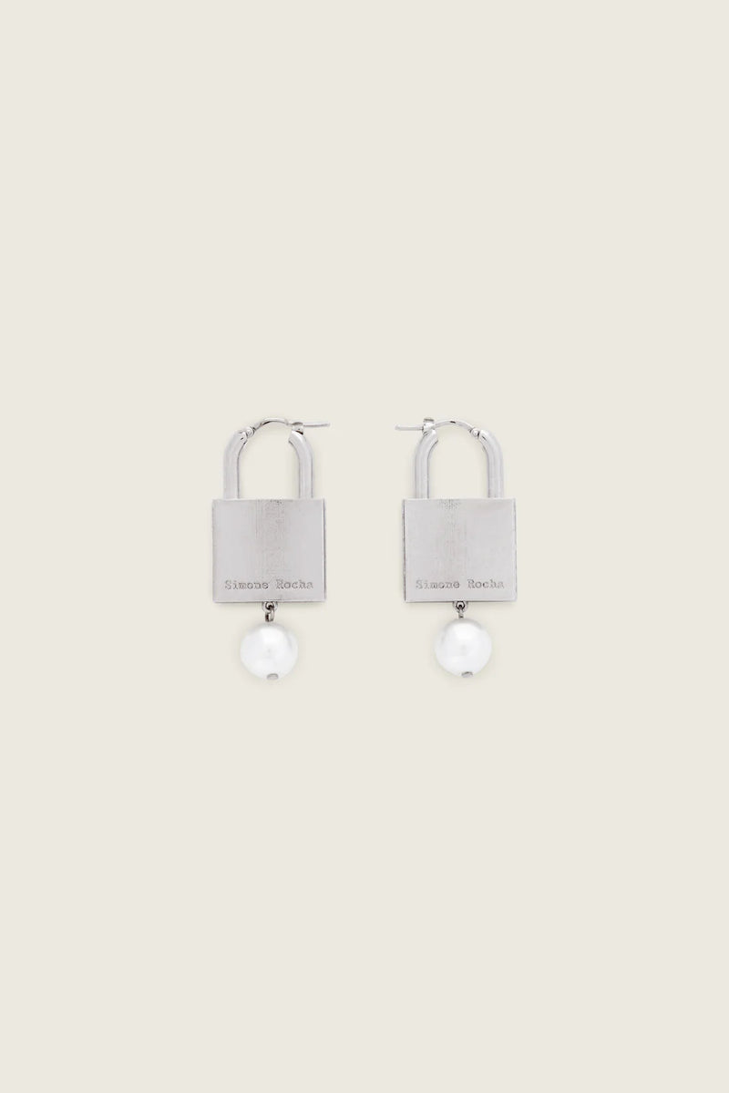SIMONE ROCHA PADLOCK EARRINGS