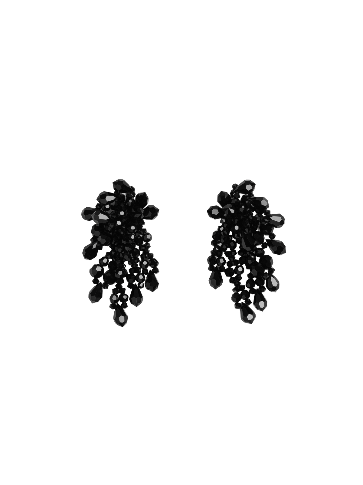 SIMONE ROCHA CLUSTER EARRINGS BLACK