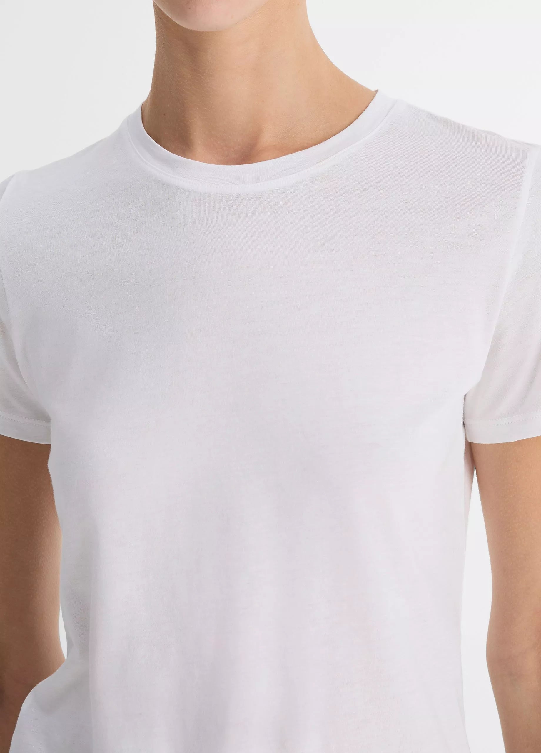 VINCE ESSENTIAL CREW T-SHIRT WHITE