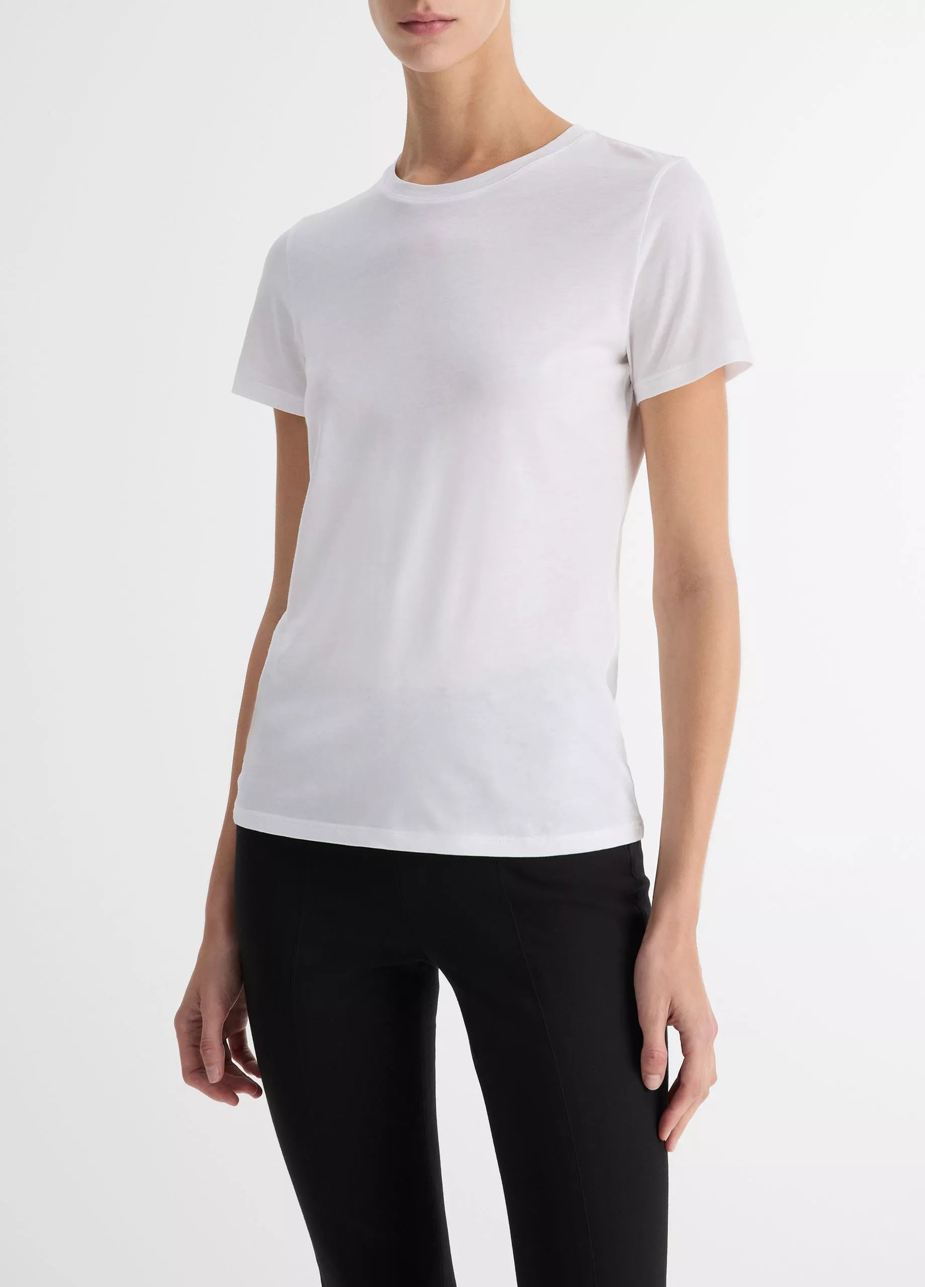 VINCE ESSENTIAL CREW T-SHIRT WHITE