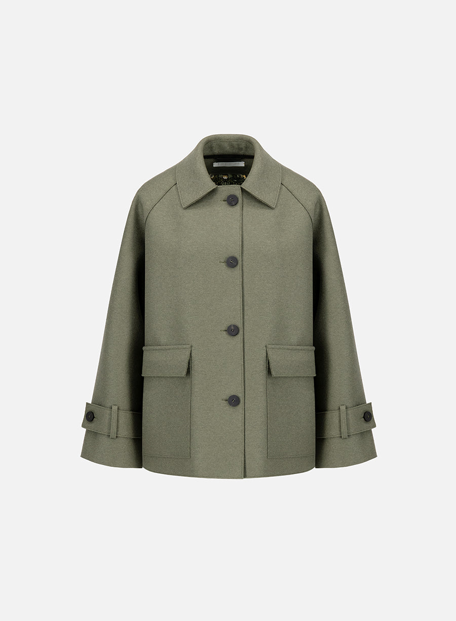 HARRIS WHARF LONDON RAGLAN JACKET