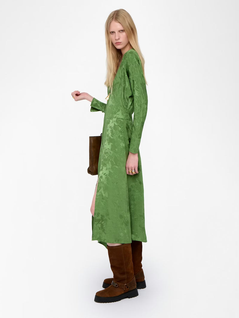 ZADIG & VOLTAIRE ROUNA SILK DRESS – Samui Cork