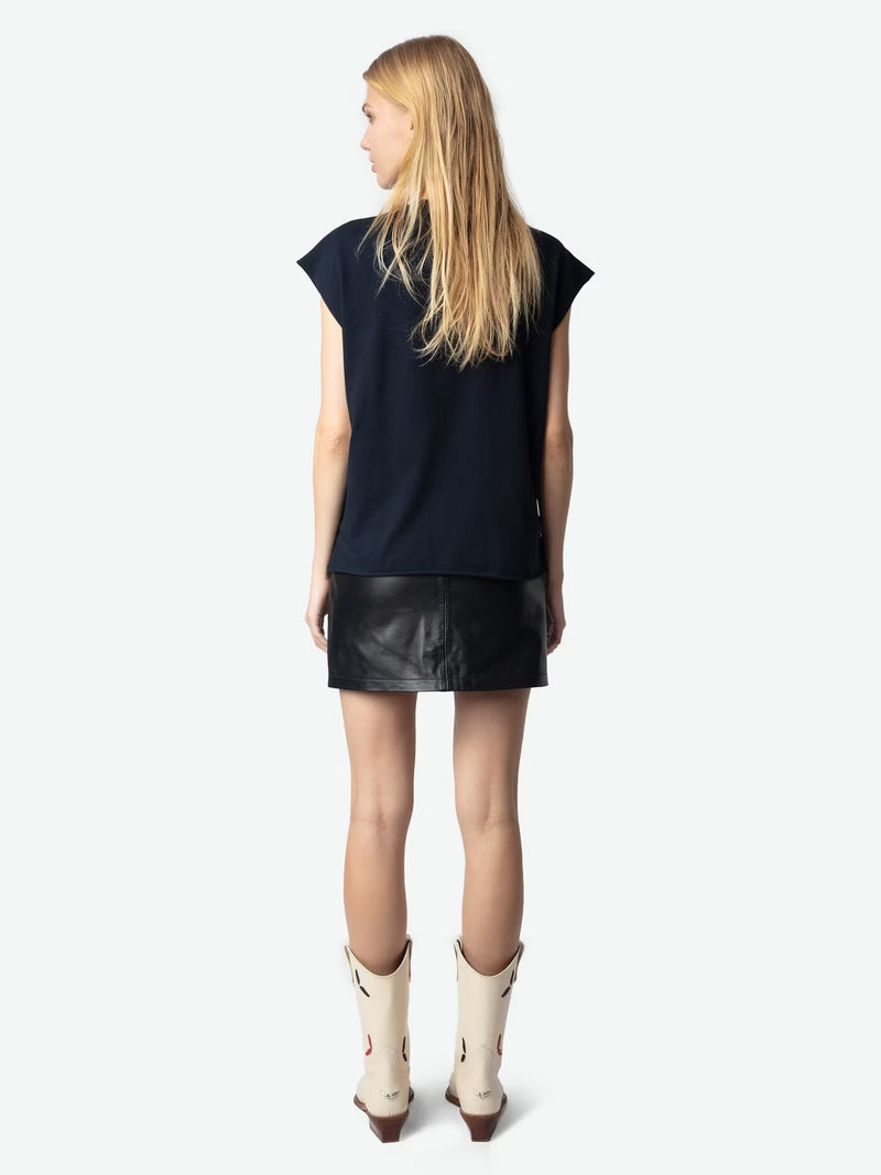 ZADIG & VOLTAIRE CLOE HC GUITAR WINGS STRASS T-SHIRT