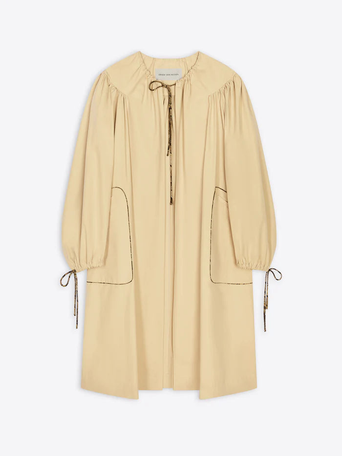 DRIES VAN NOTEN GATHERED COAT