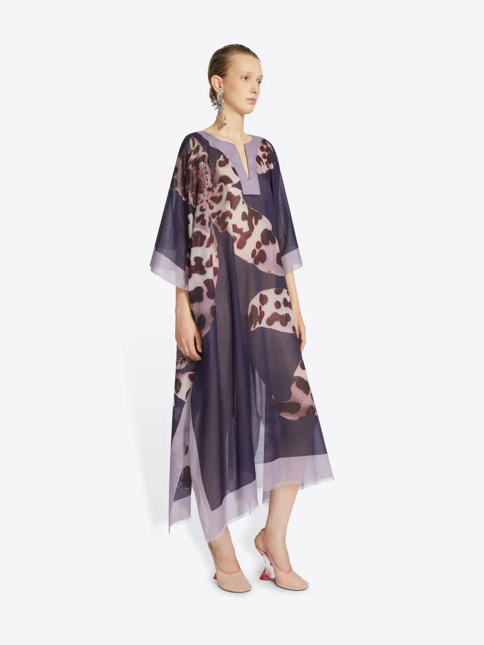 DRIES VAN NOTEN PRINTED KAFTAN